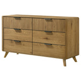 Bennett 6-drawer Bedroom Dresser Cabinet Light Oak | Beige | Light Oak | 222903
