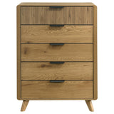Bennett 5-drawer Bedroom Chest of Drawers Light Oak | Brown | Light Oak | 222905