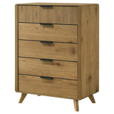 Bennett 5-drawer Bedroom Chest of Drawers Light Oak | Brown | Light Oak | 222905
