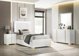 Marceline 4-piece Twin Bedroom Set White | Gallery | 222931T-S4 222931F-S4 222931Q-S4 222931KE-S4 222931T-S5 222931F-S5 222931Q-S5 222931KE-S5
