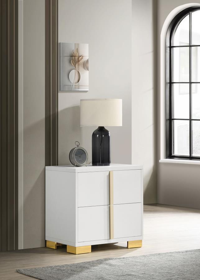 Marceline 2-drawer Nightstand White | King | White | 222932