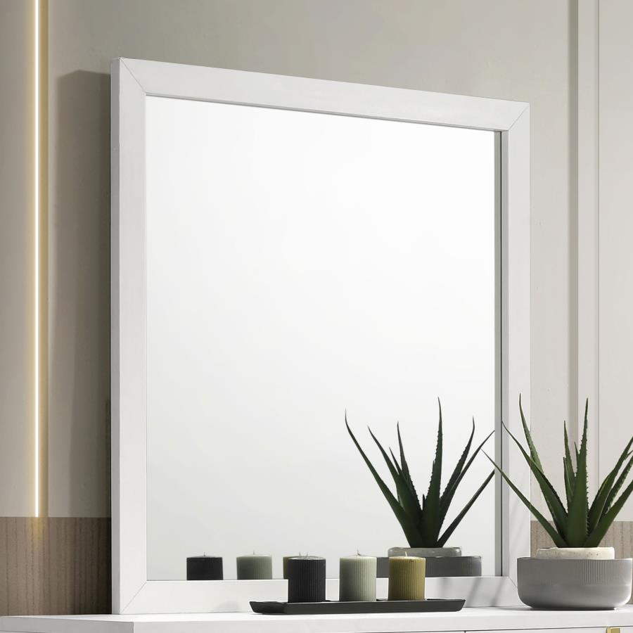 Marceline Dresser Mirror White | White | 222934