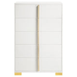 Marceline 5-drawer Bedroom Chest White | King | White | 222935