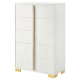 Marceline 5-drawer Bedroom Chest White | King | White | 222935