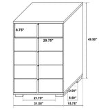 Marceline 5-drawer Bedroom Chest White | King | White | 222935