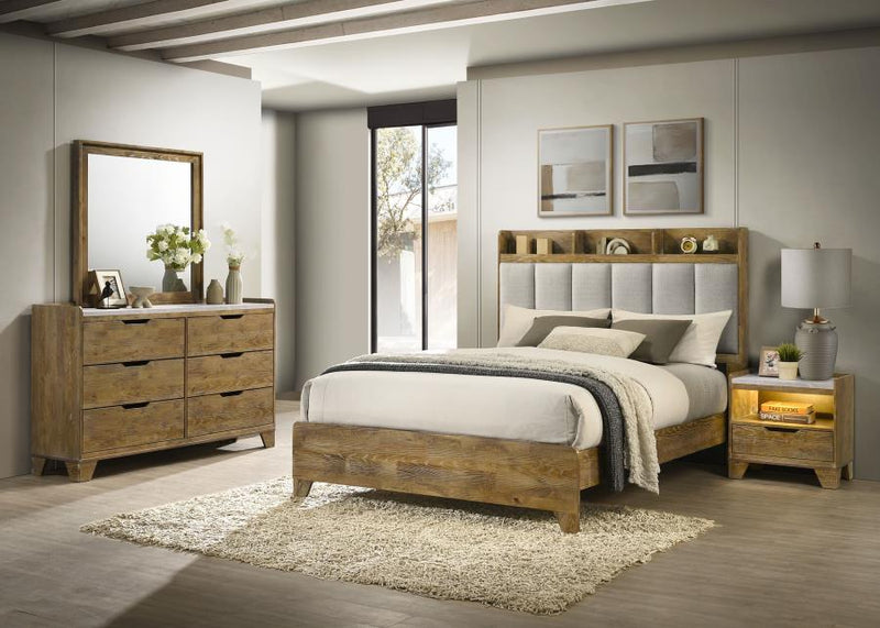 Henderson 4-piece Bedroom Set Medium Oak
