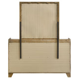 Henderson 6-drawer Bedroom Dresser with Mirror Medium Oak | Brown | Medium Oak | 222973M