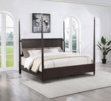 Emberlyn Wood Queen Poster Bed Brown | Queen | Brown | 223061Q