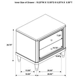 Emberlyn 2-drawer Nightstand Brown | Brown | 223062