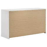 Ines 6-drawer Bedroom Dresser Cabinet White High Gloss | White | White High Gloss | 223093