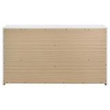 Ines 6-drawer Bedroom Dresser Cabinet White High Gloss | White | White High Gloss | 223093