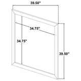 Ines Dresser Mirror White High Gloss | White | White High Gloss | 223094