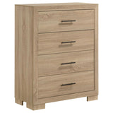Arielle 5-piece Eastern King Bedroom Set Light Oak | Beige | Light Tan | 223111KE-S5