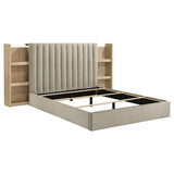 Arielle 4-piece Queen Bedroom Set Light Oak | Queen | Beige | Light Tan | 223111Q-S4