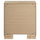 Arielle 2-drawer Bedroom Nightstand with Casters Light Oak | Beige | Light Oak | 223112