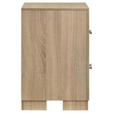 Arielle 2-drawer Bedroom Nightstand with Casters Light Oak | Beige | Light Oak | 223112