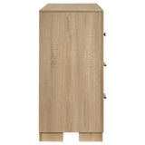 Arielle 6-drawer Bedroom Dresser Cabinet Light Oak | Beige | Light Oak | 223113