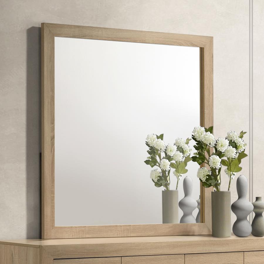 Arielle Dresser Mirror Light Oak | Beige | Light Oak | 223114