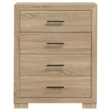 Arielle 4-drawer Bedroom Chest of Drawers Light Oak | Full | Brown | Light Oak | 223115