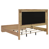 Leanne 4-piece Eastern King Bedroom Set Light Oak | Beige | Light Oak | 223131KE-S4