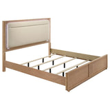 Leanne 5-piece Eastern King Bedroom Set Light Oak | Beige | Light Oak | 223131KE-S5