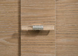 Leanne 2-drawer Sinter Stone Top Nightstand Light Oak | Beige | Light Oak | 223132
