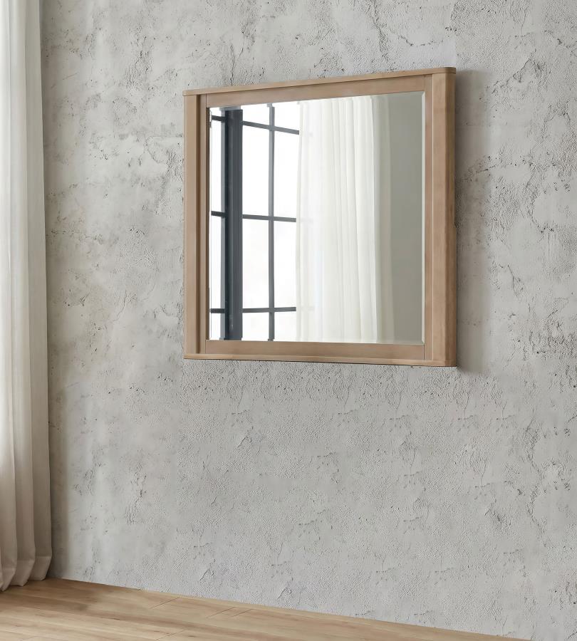 Leanne Dresser Mirror Light Oak | Beige | Light Oak | 223134