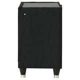 Lorient 2-drawer LED Nightstand with USB Black | Black | 223162
