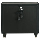 Lorient 2-drawer LED Nightstand with USB Black | Black | 223162