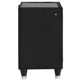 Lorient 2-drawer LED Nightstand with USB Black | Black | 223162