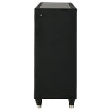 Ravenne 8-drawer Velvet Upholstered LED Dresser Cabinet Black | Black | 223193