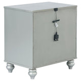 Gunnison 2-drawer Nightstand Silver Metallic | Silver | Silver Metallic | 223212