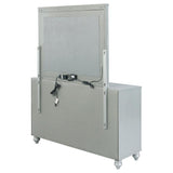 Gunnison 6-drawer Dresser with Mirror Silver Metallic | King | Silver | Silver Metallic | 223213M