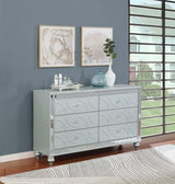 Gunnison 6-drawer Dresser Silver Metallic | Silver | Silver Metallic | 223213