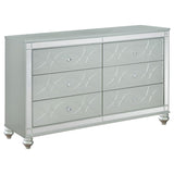 Gunnison 6-drawer Dresser Silver Metallic | Silver | Silver Metallic | 223213