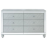 Gunnison 6-drawer Dresser Silver Metallic | Silver | Silver Metallic | 223213
