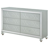 Gunnison 6-drawer Dresser Silver Metallic | Silver | Silver Metallic | 223213