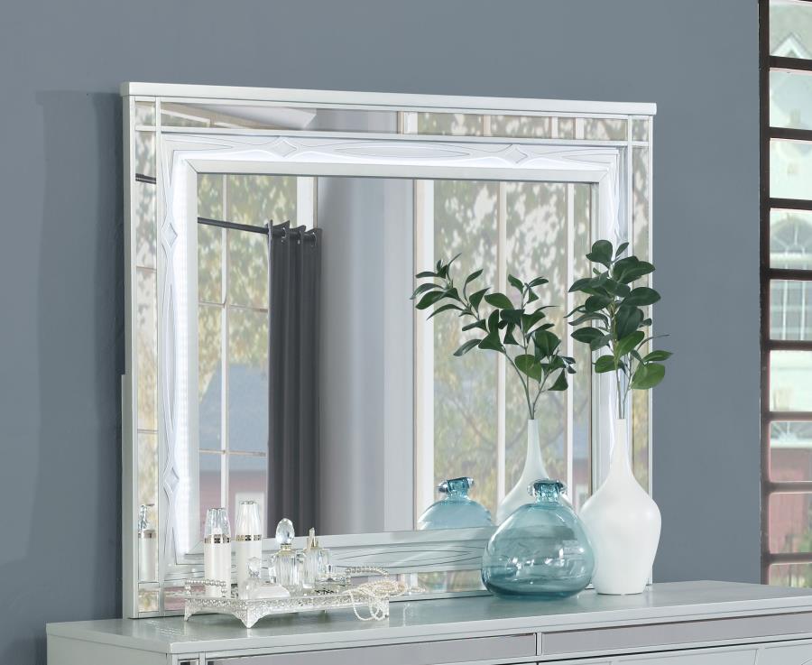 Gunnison Dresser Mirror Silver Metallic | Silver | Silver Metallic | 223214