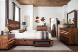 Winslow 4-piece Queen Bedroom Set Smokey Walnut | Queen / 4-piece / 223250SQ-S4 | 223250SQ-S4