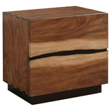 Winslow 2-drawer Nightstand Smokey Walnut | King | Brown | Smokey Walnut | 223252