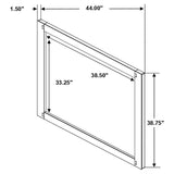 Winslow Dresser Mirror Smokey Walnut | Brown | Smokey Walnut | 223254