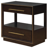Durango 2-drawer Nightstand Smoked Peppercorn | Brown | Smoked Peppercorn | 223262