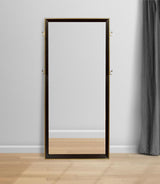 Durango 80-inch Standing Floor Mirror Smoked Peppercorn | Full | Brown | Smoked Peppercorn | 223270