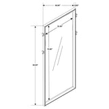 Durango 80-inch Standing Floor Mirror Smoked Peppercorn | Full | Brown | Smoked Peppercorn | 223270
