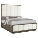 Durango 80-inch California King Panel Bed Taupe Oak | Ivory | Taupe Oak | 223271KW