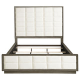 Durango 80-inch California King Panel Bed Taupe Oak | Ivory | Taupe Oak | 223271KW