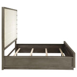 Durango 80-inch California King Panel Bed Taupe Oak | Ivory | Taupe Oak | 223271KW