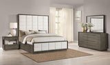 Durango 4-piece Queen Bedroom Set Taupe Oak | Gallery | 223271Q-S4 223271KE-S4 223271KW-S4 223271Q-S5 223271KE-S5 223271KW-S5
