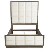 Durango 80-inch Queen Panel Bed Taupe Oak | King | Ivory | Taupe Oak | 223271Q