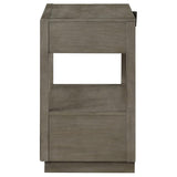 Durango 2-drawer Nightstand Bedside Table Taupe Oak | Grey | Taupe Oak | 223272